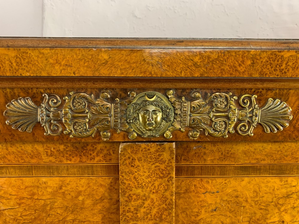 Victor Epeaux Paris, exhibition quality ormolu mounted marquetry thuya wood armoire View V