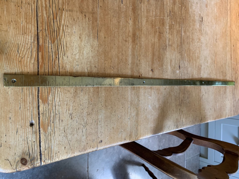 A Brass Draper's Yard Rule by James Chesterman & Co View II