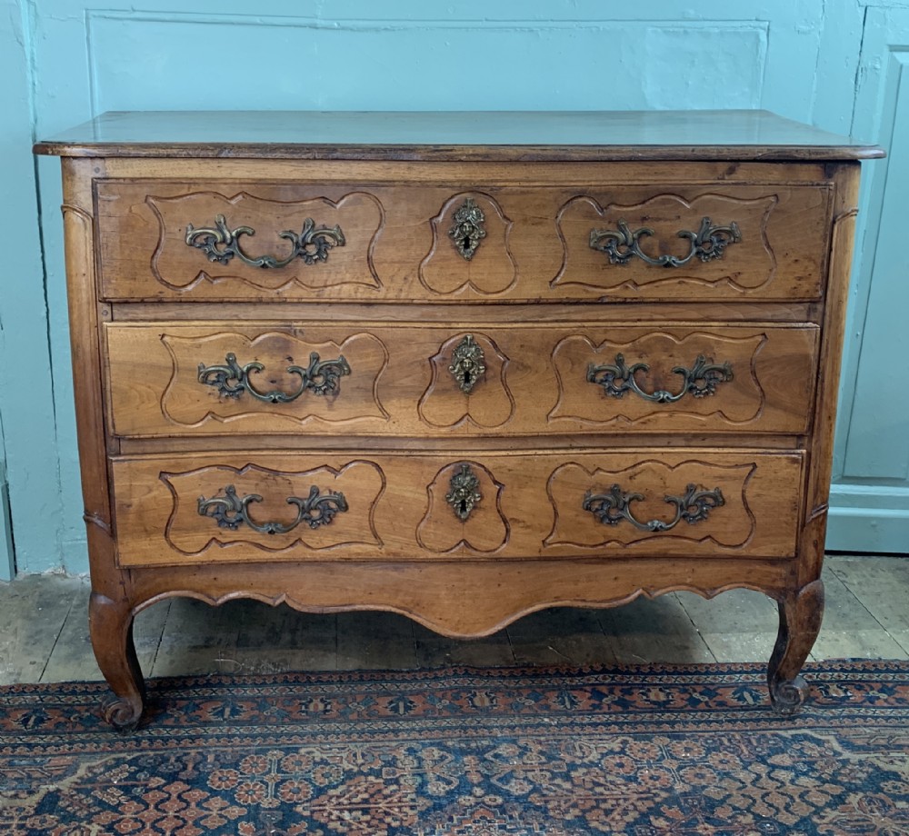 French 18th century chestnut commode in Louis XV style