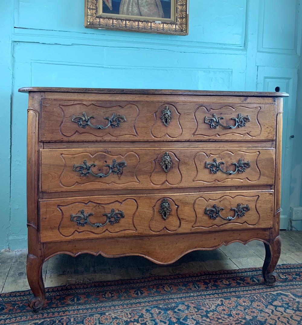 French 18th century chestnut commode in Louis XV style View II