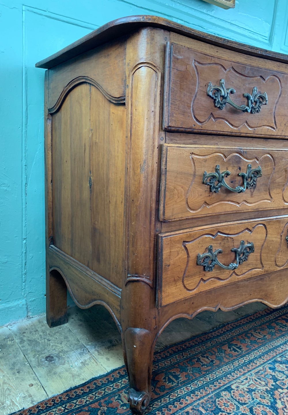 French 18th century chestnut commode in Louis XV style View X
