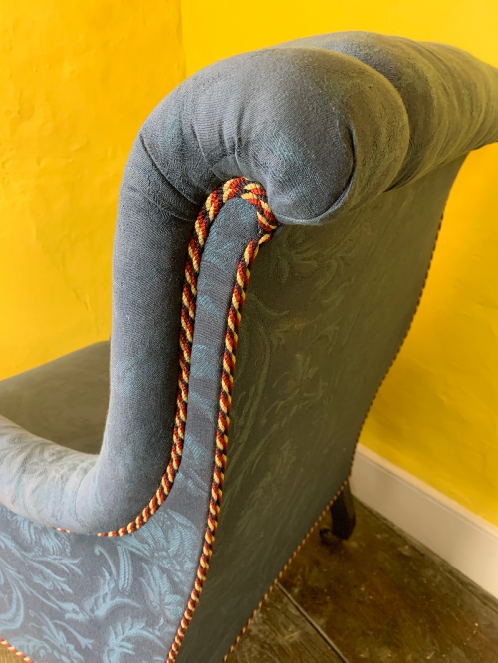 Antique Victorian Library Armchair View VI