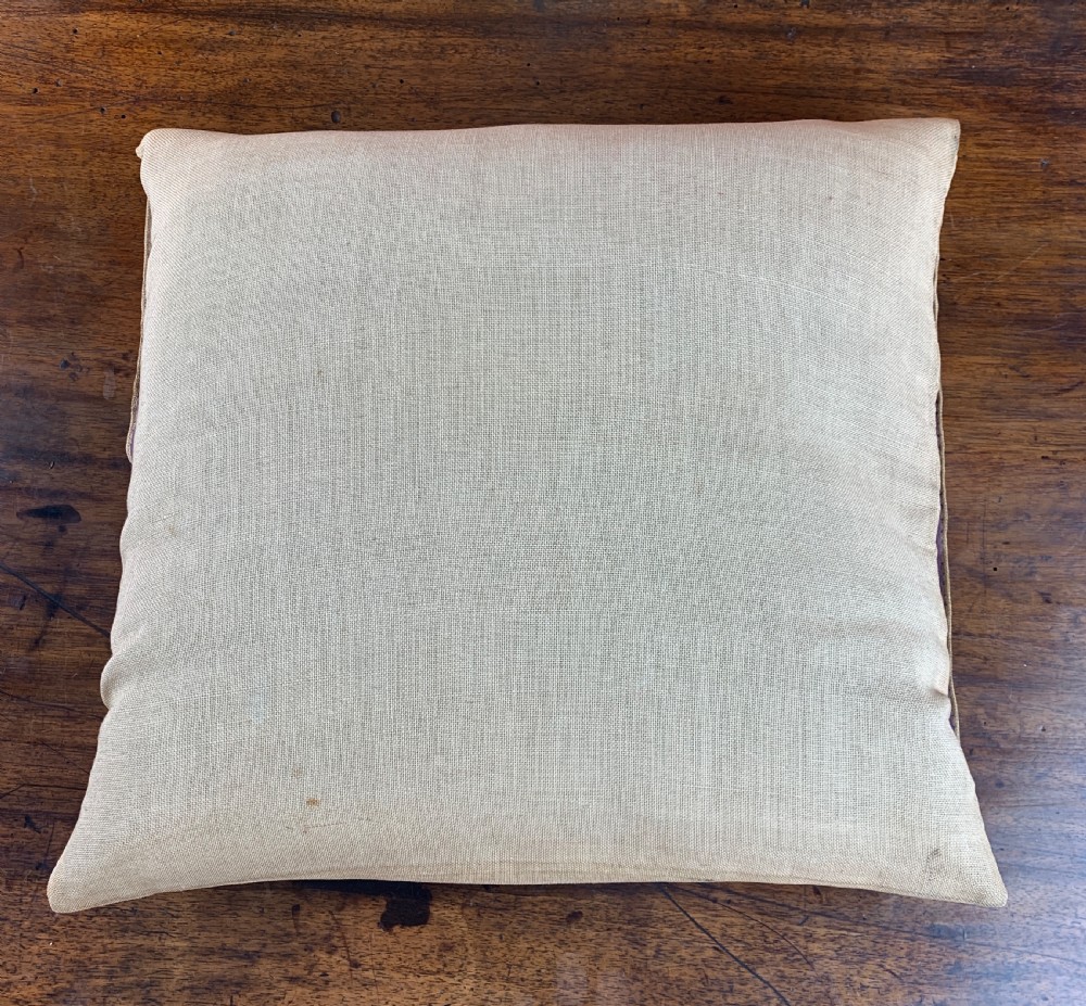 RAF hand embroidered cushion with RAF insignia circa 1930 View III