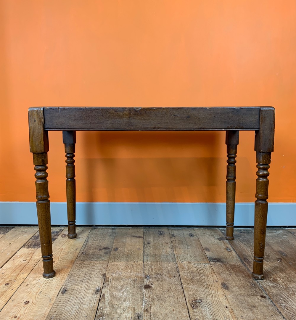 Edwardian stained beech luggage rack of Country House proportions View II
