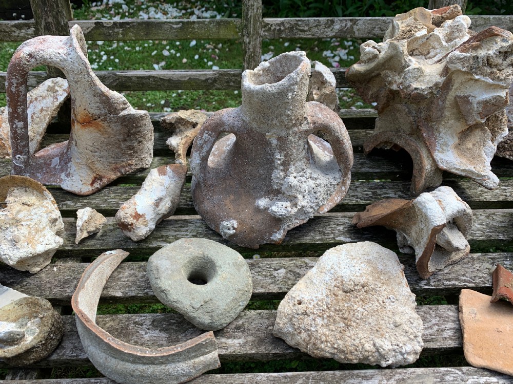 Large Collection of Ancient Greek & Roman Shipwreck Pottery View VI