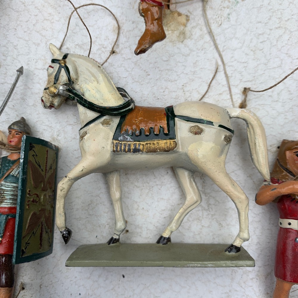 Rare MIM Emmanuel Steinback Roman lead figures set, boxed View II
