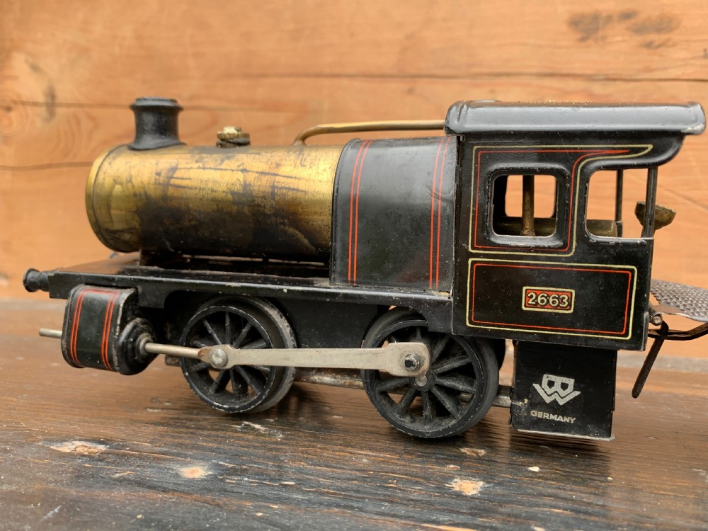 Bing O gauge live steam spirit fired 0-4-0 LNWR 2663 locomotive and tender View VI
