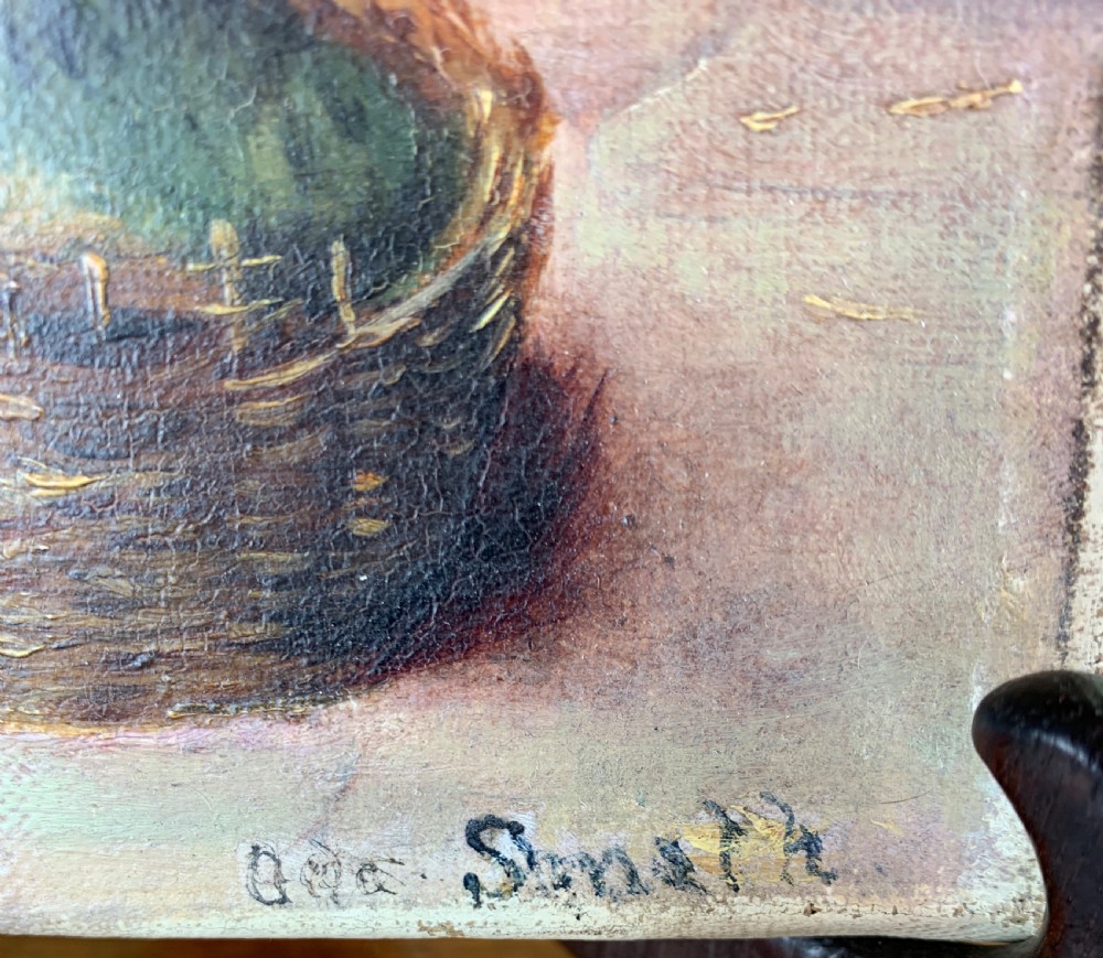 19th century oil on canvas of a Tavern scene View III