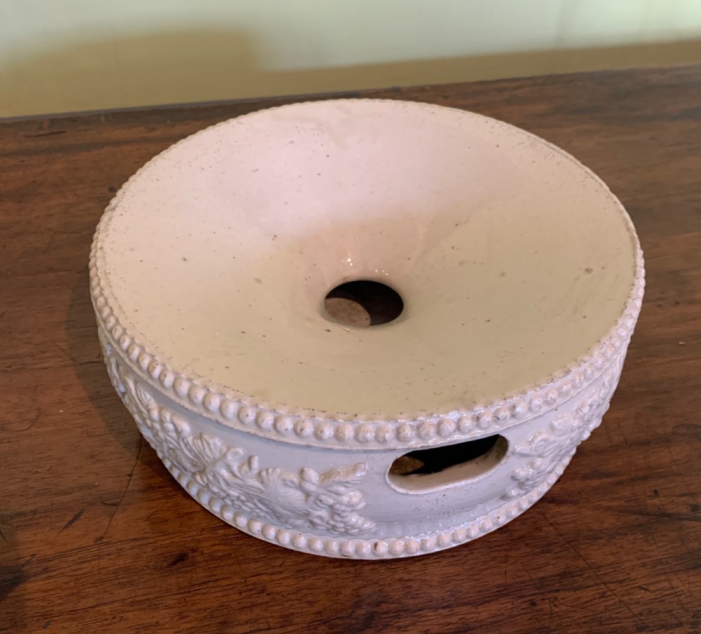Rare Antique saltglaze stoneware spittoon by Price of Bristol