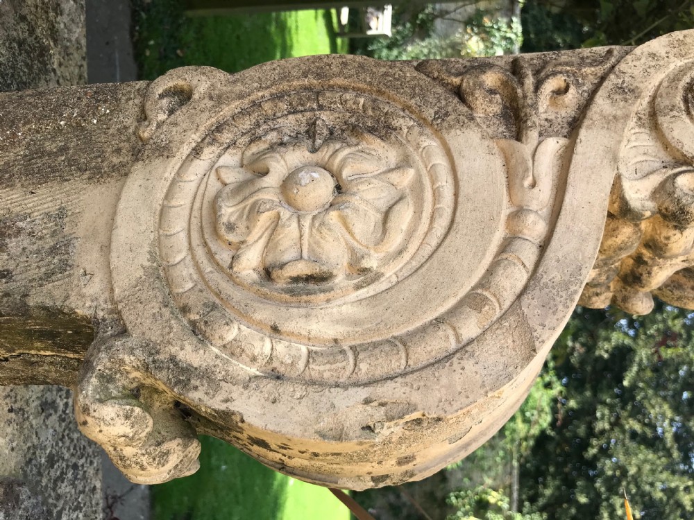 Pair of Antique Stoneware Architectural Corbels View IV