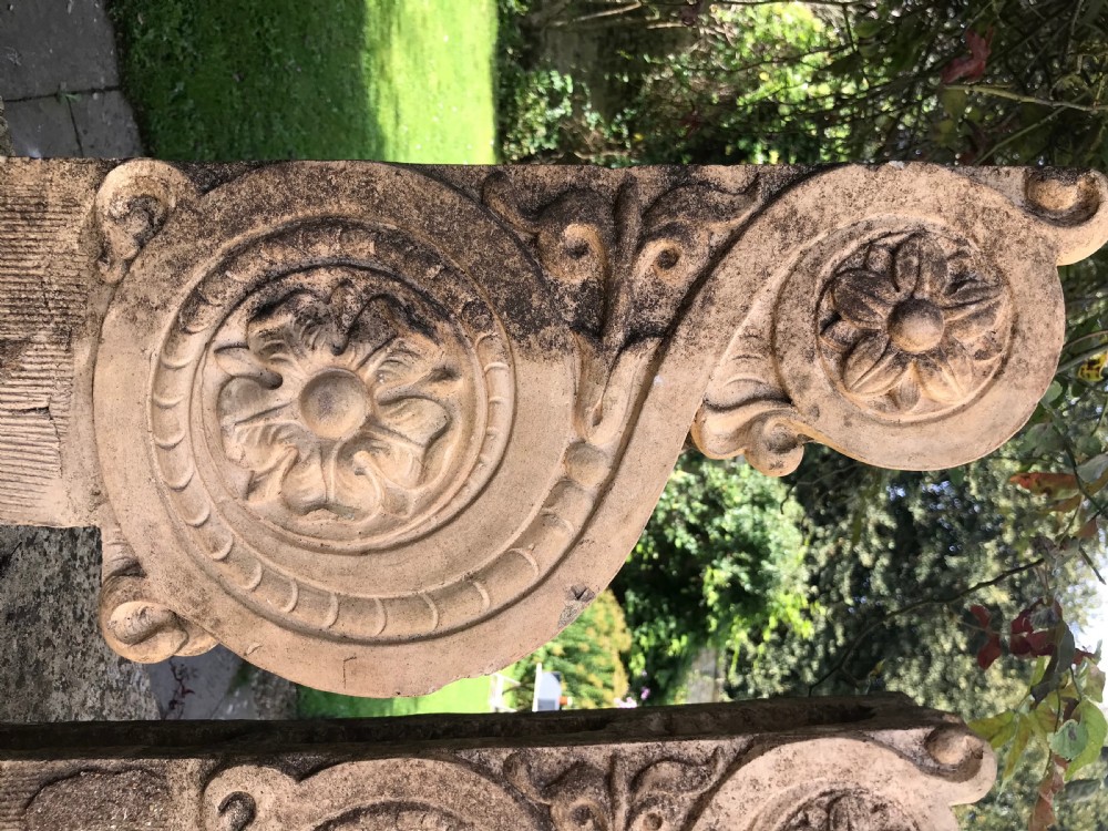Pair of Antique Stoneware Architectural Corbels View V