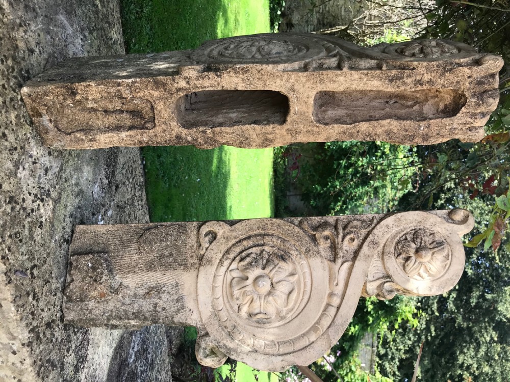 Pair of Antique Stoneware Architectural Corbels View VI