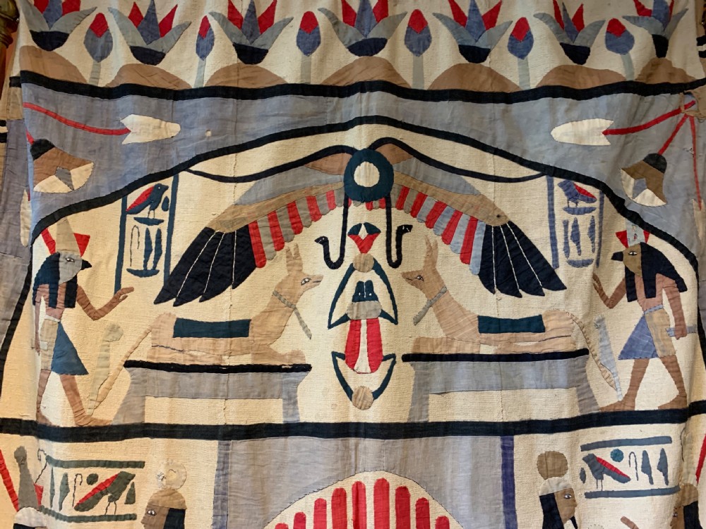 Egyptian Cotton Applique Textile Wall Hanging  View IV