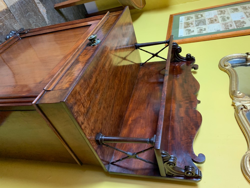 Regency mahogany chiffonier side cabinet View III
