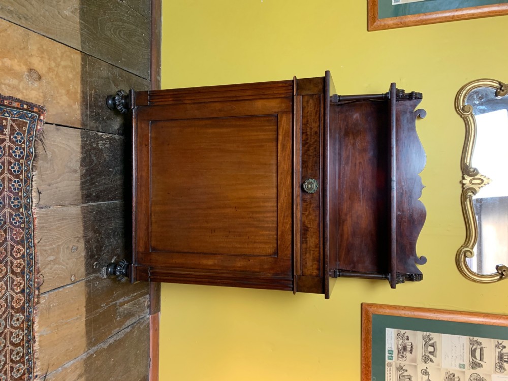 Regency mahogany chiffonier side cabinet View VII