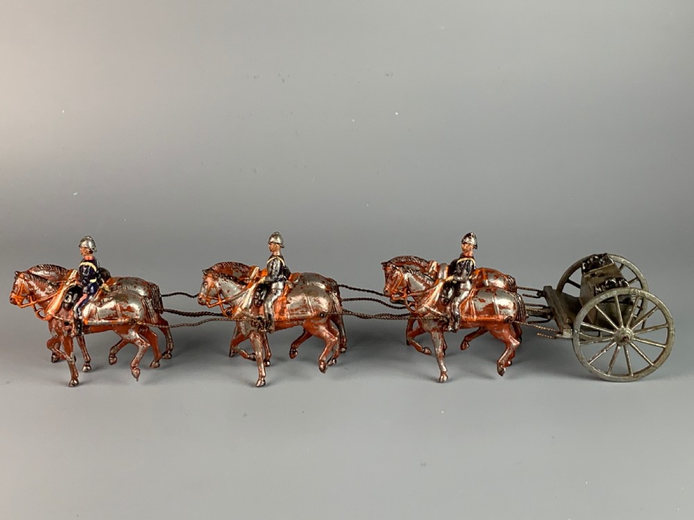 W Britains Royal Field Artillery Gun Limber, Set 144, Pre-war View III