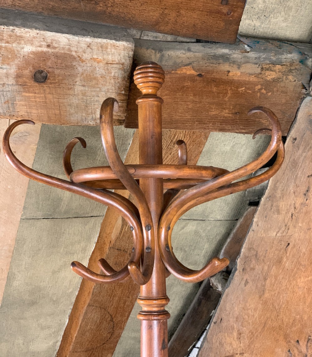 Antique bentwood coat and hat stand View IV