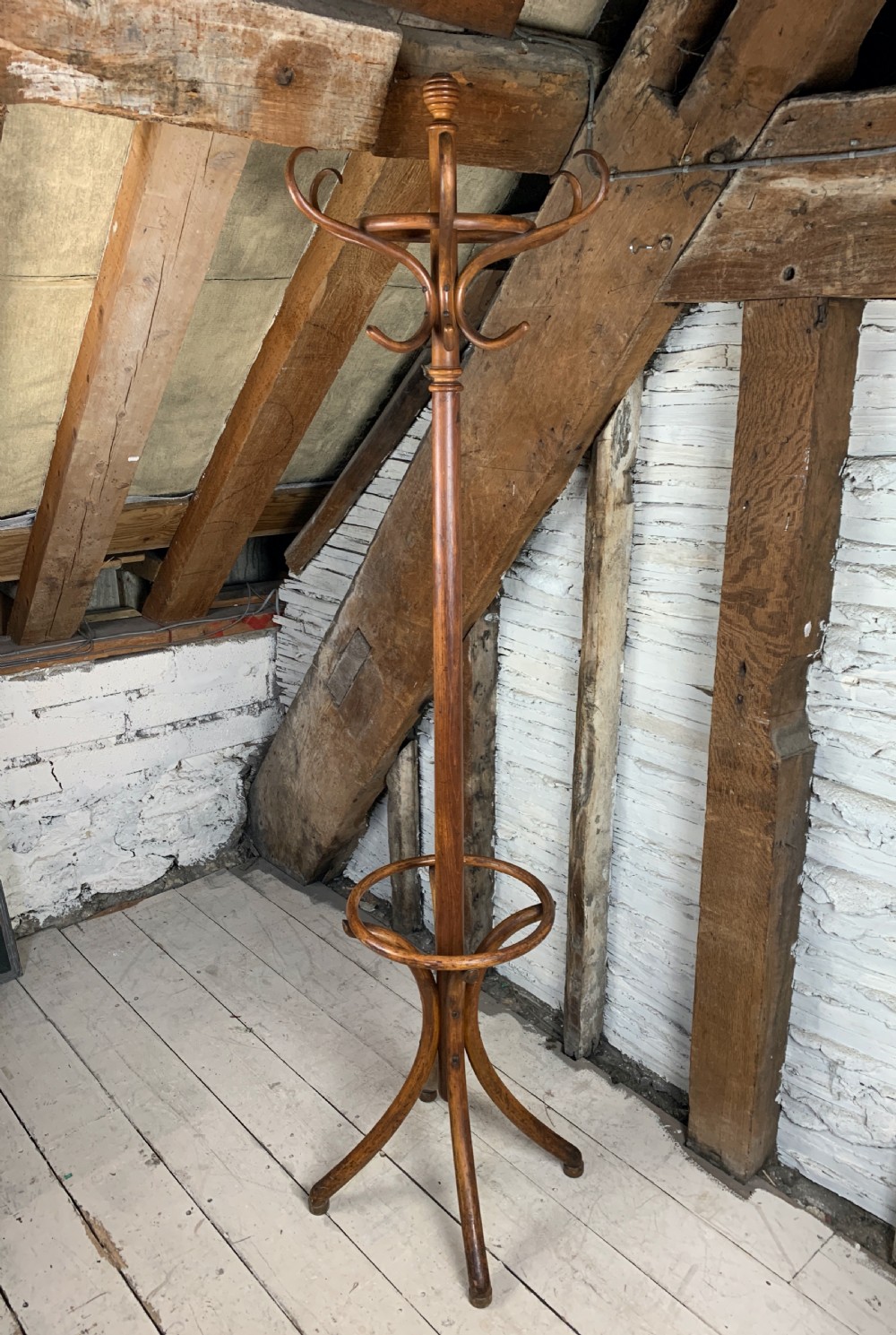 Antique bentwood coat and hat stand View VI