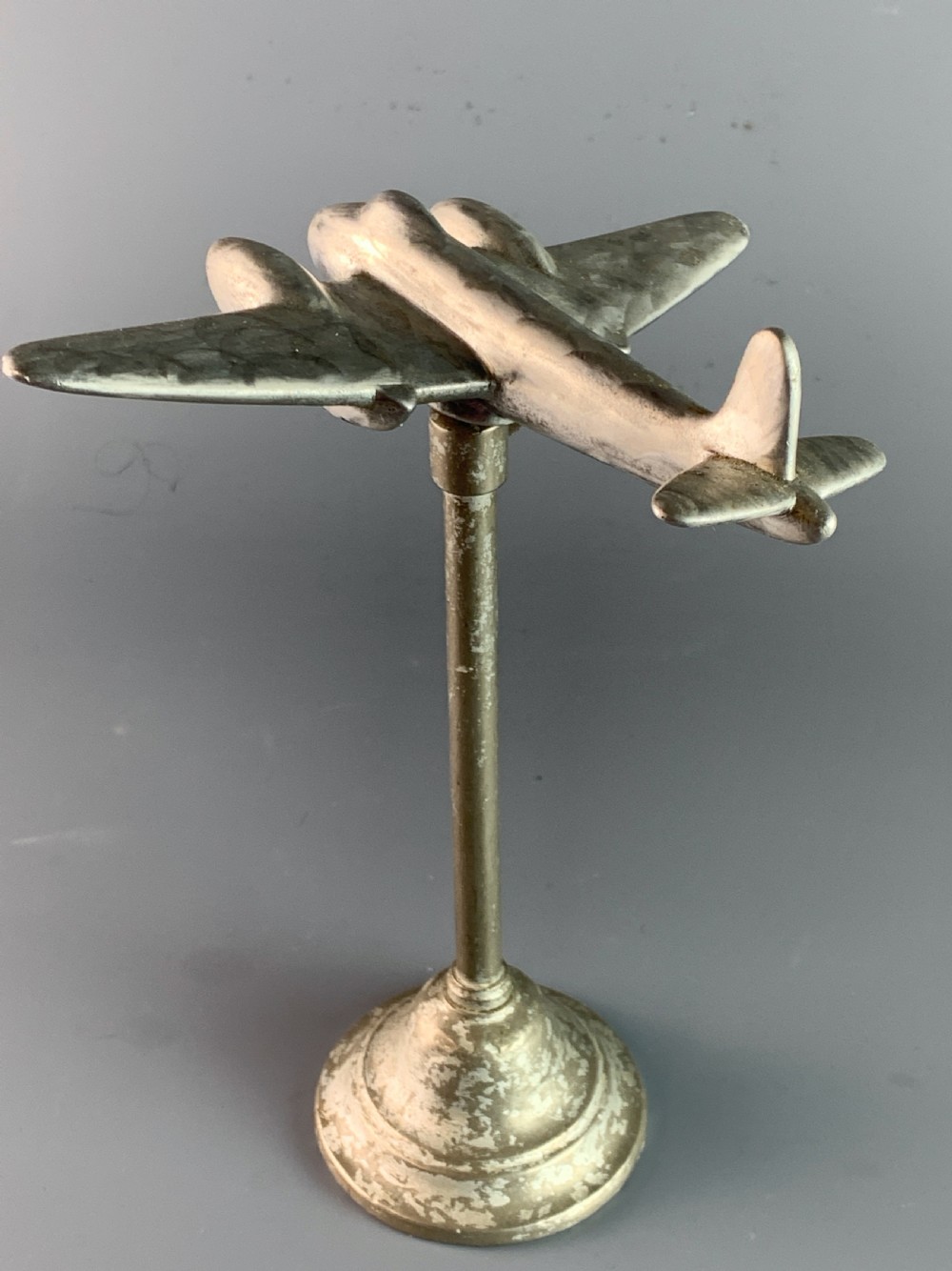 World War II Trench Art model of a Mosquito View III