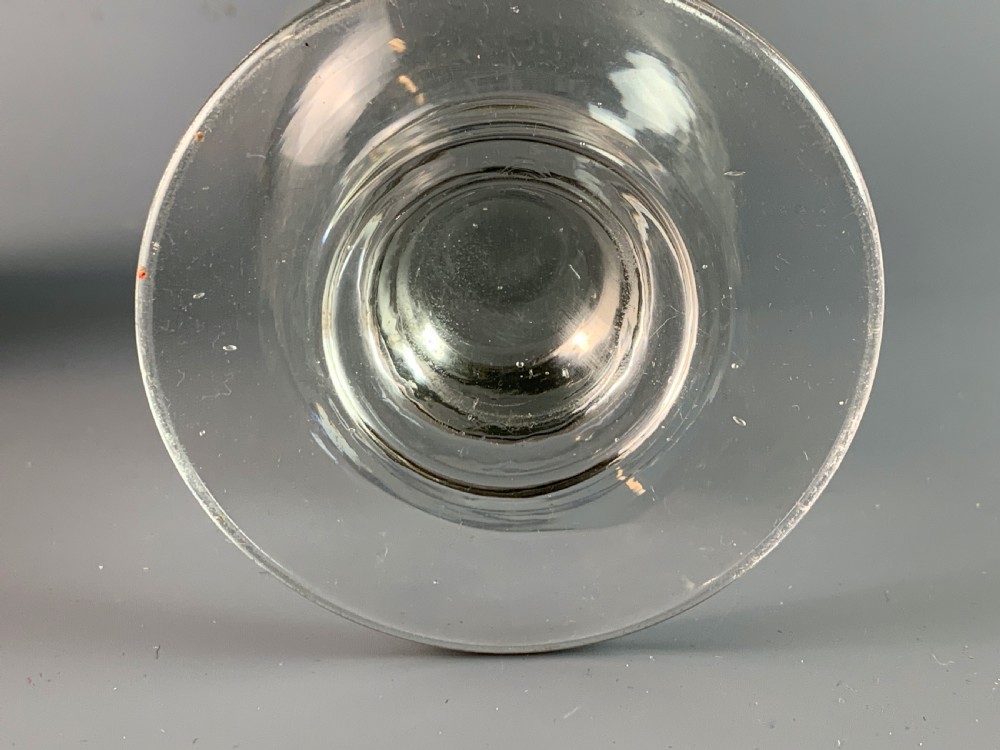 Antique Victorian rummer wine glass of good size View IV