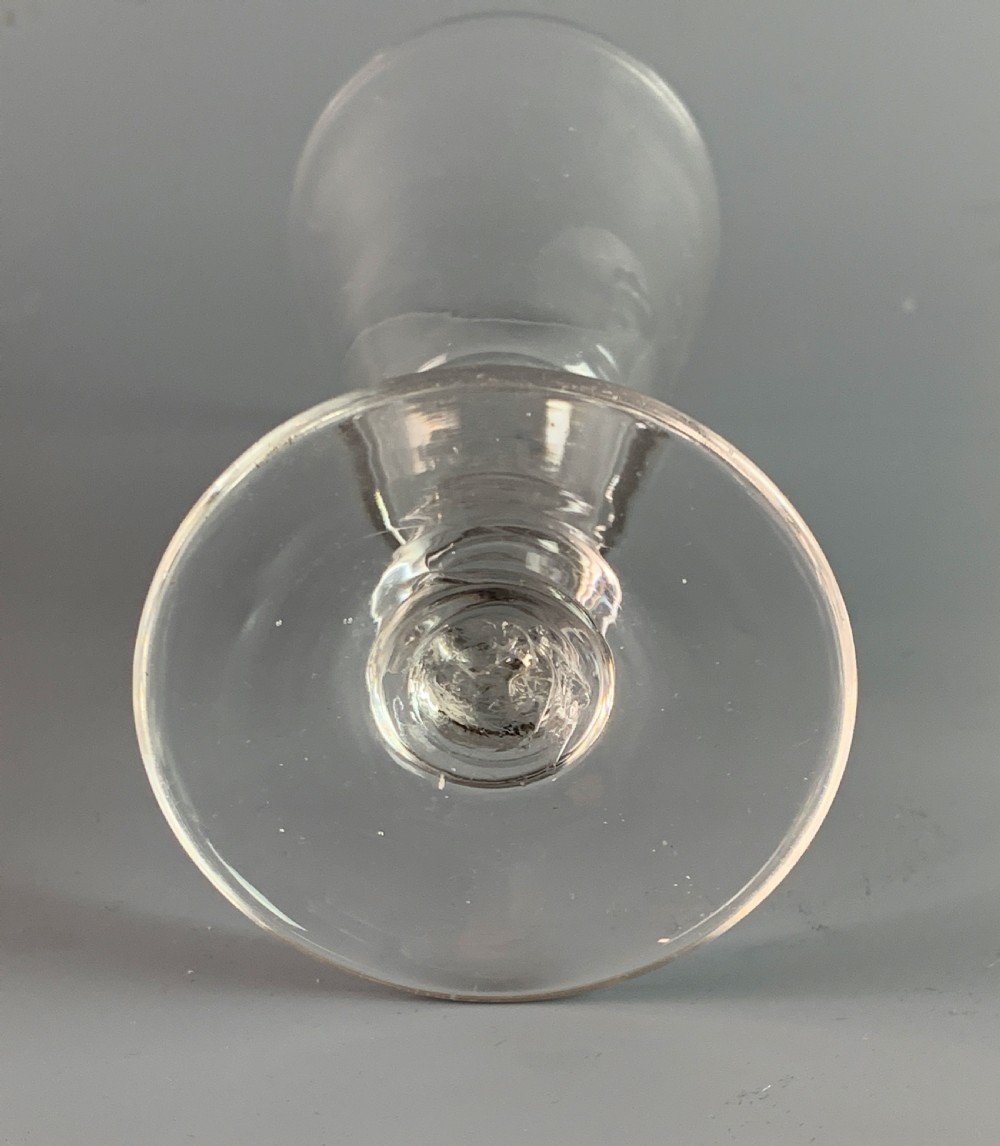 Antique Georgian ale glass View III