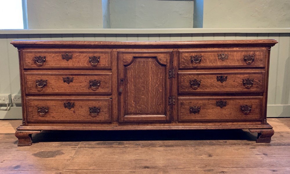 George III oak dresser base