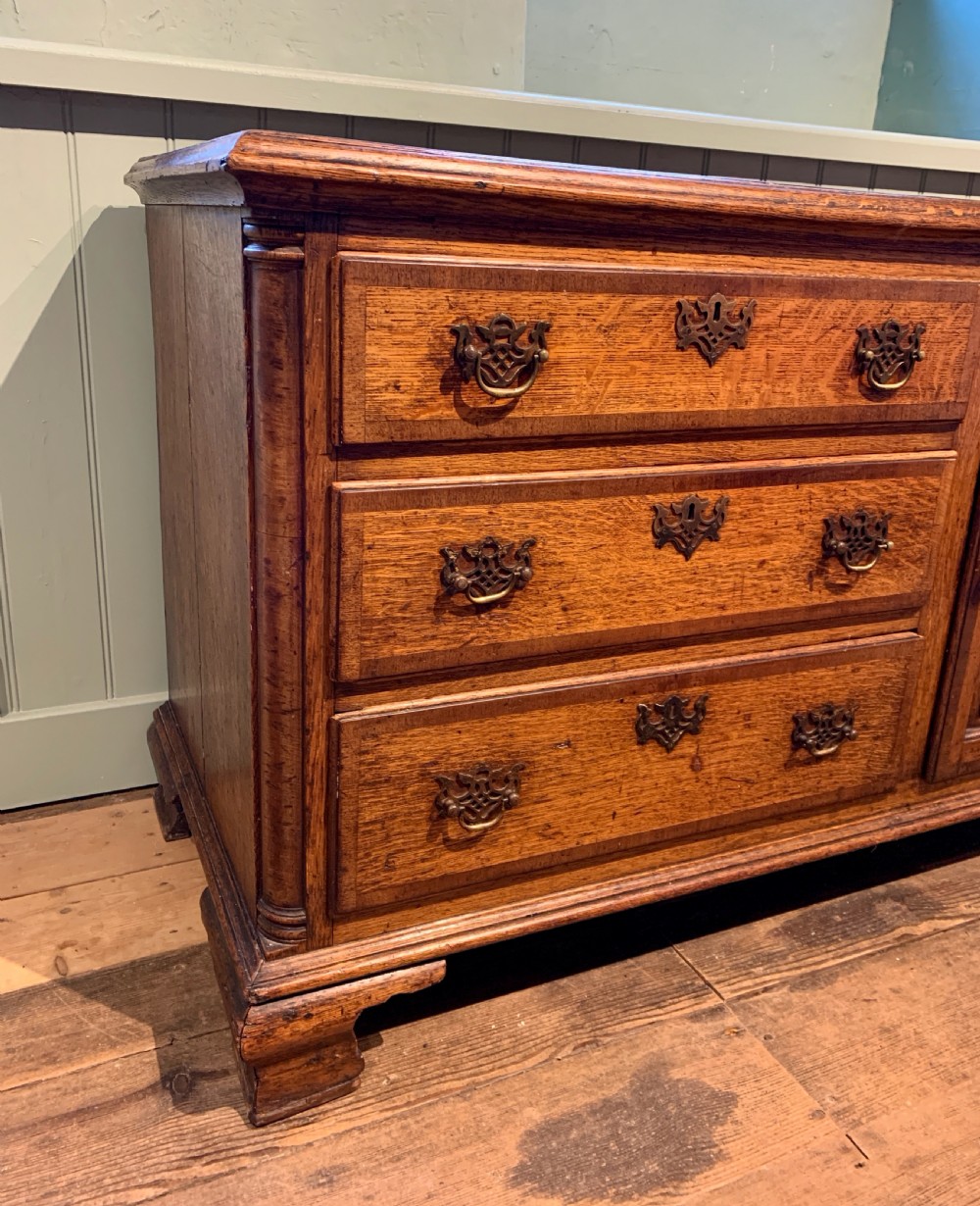 George III oak dresser base View III