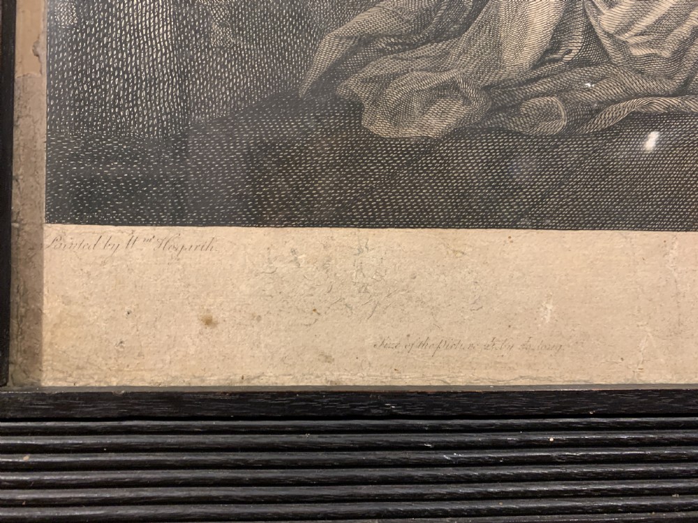 William Hogarth The Beggar's Opera Act III engraving 1790  View IV
