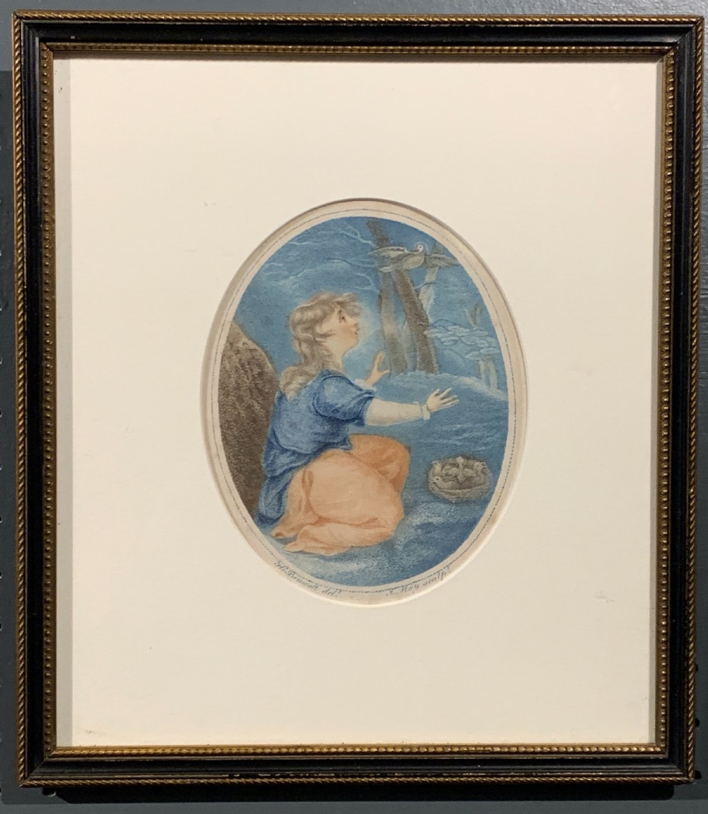A pair of Regency stipple engravings of children after J H Benwell View II