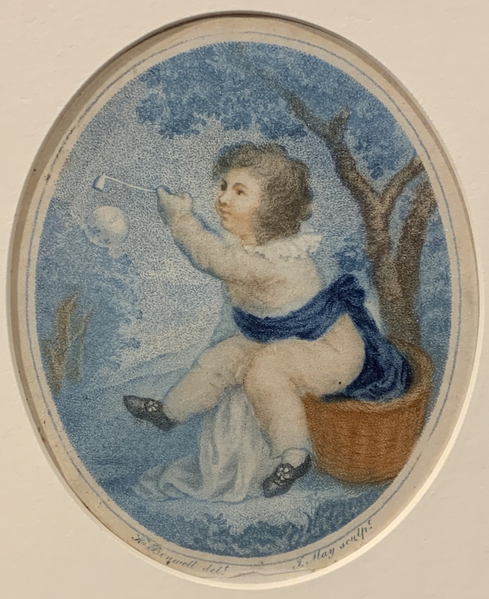 A pair of Regency stipple engravings of children after J H Benwell View V