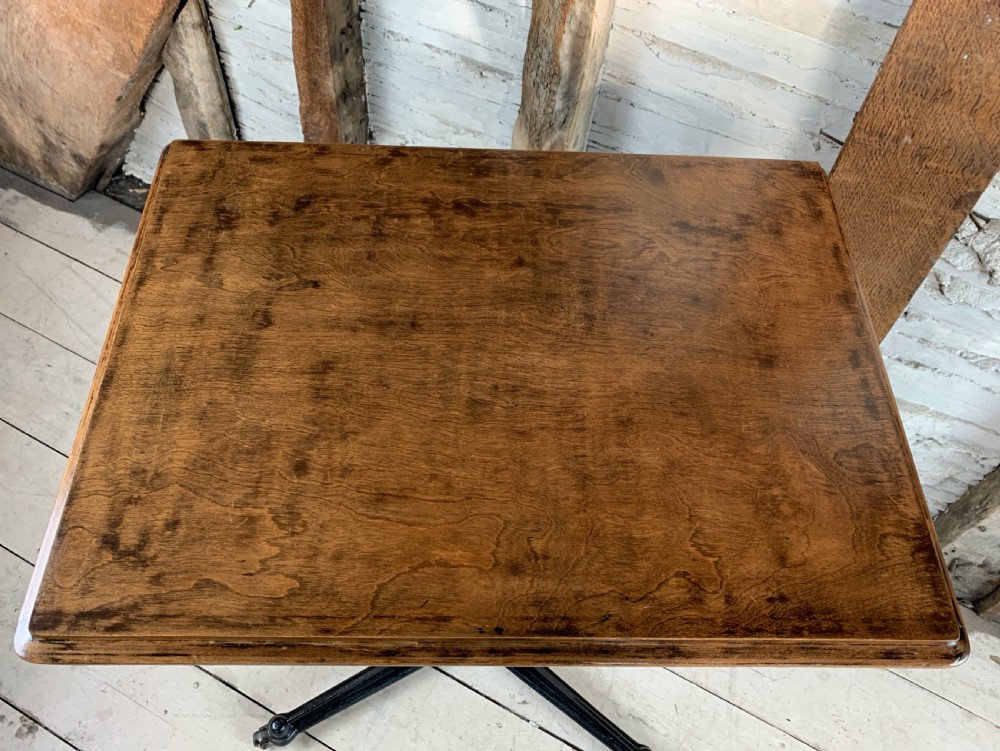 Victorian cast iron adjustable patent work table View V