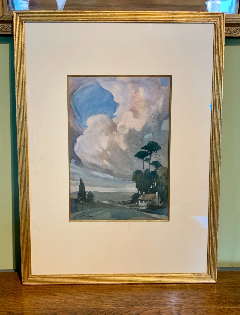 Charles Edward Burton Bernard, Storm Brewing, watercolour View II
