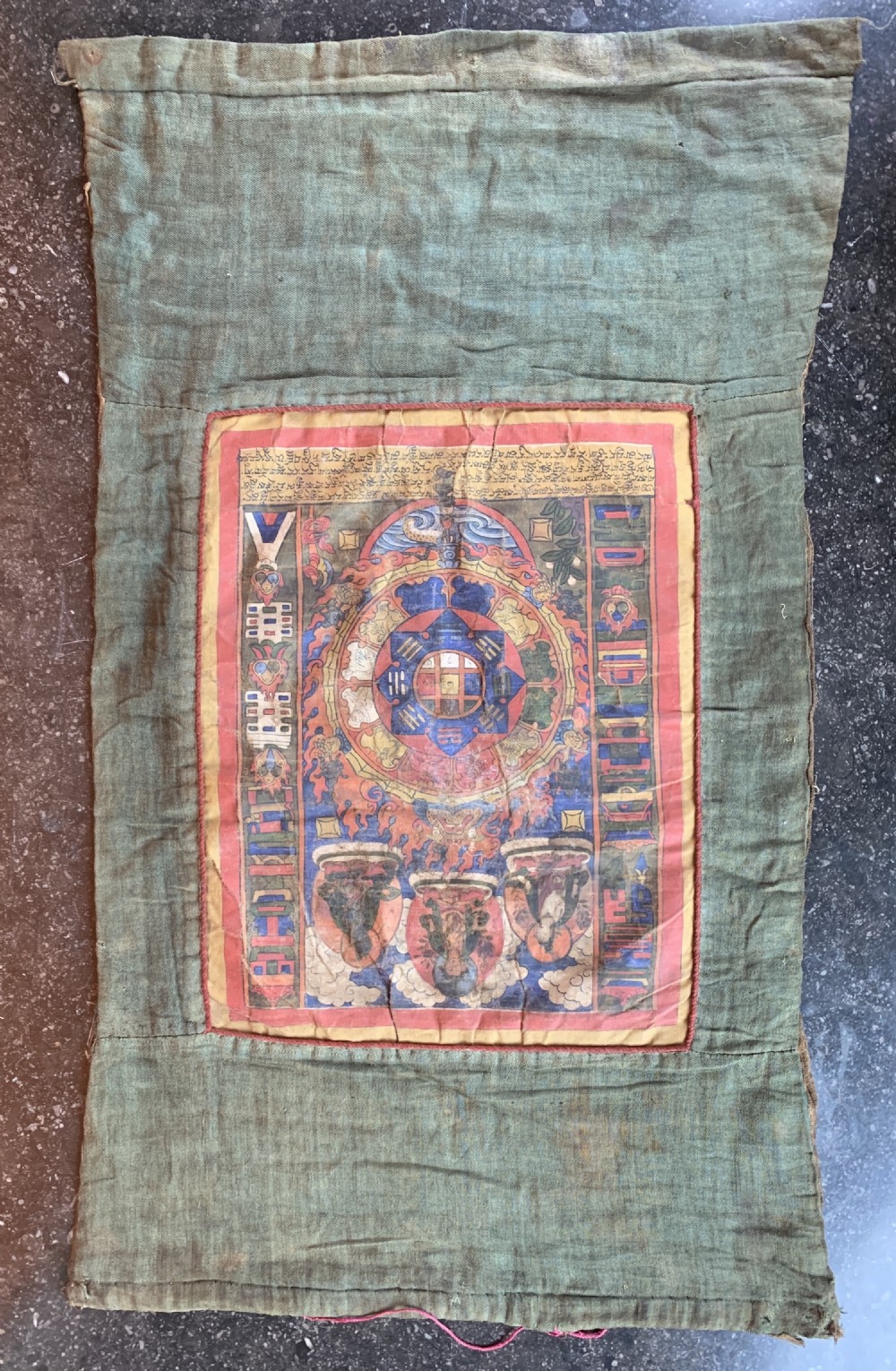 Tibetan Thangka depcting the Tree of Life 19th century