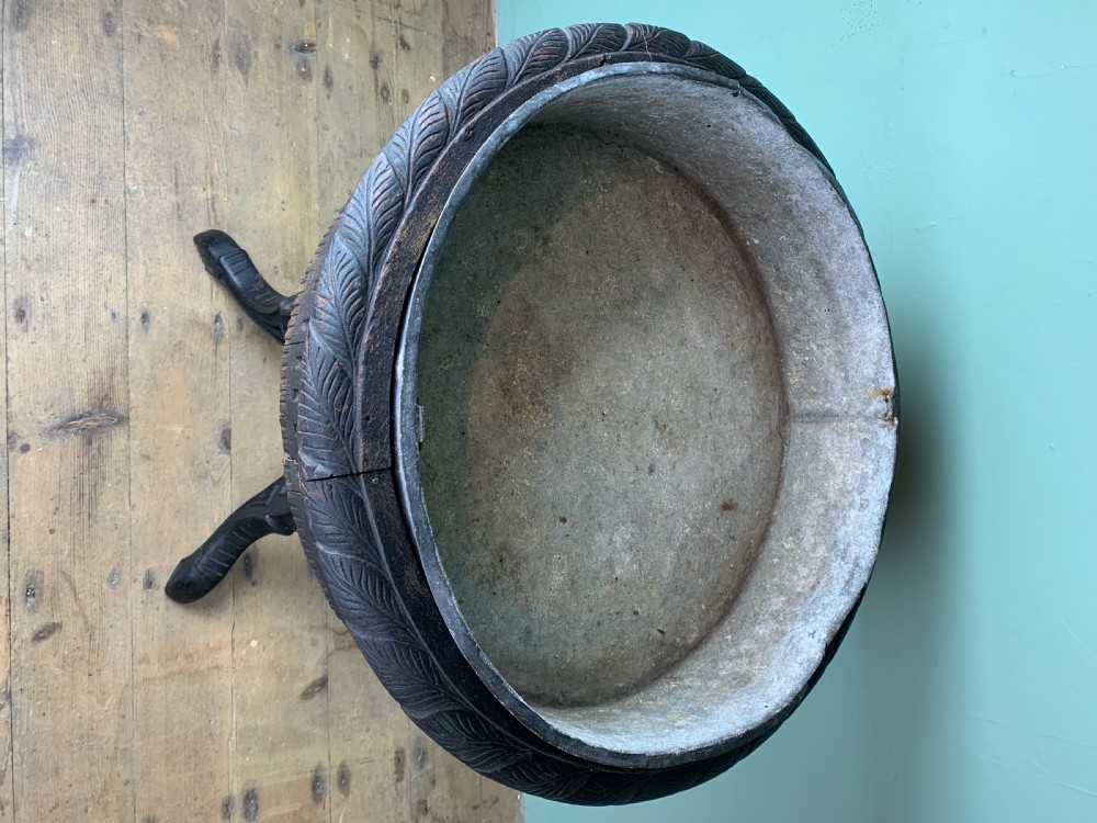 French Ebonised Conservatory Jardiniere Planter View IV