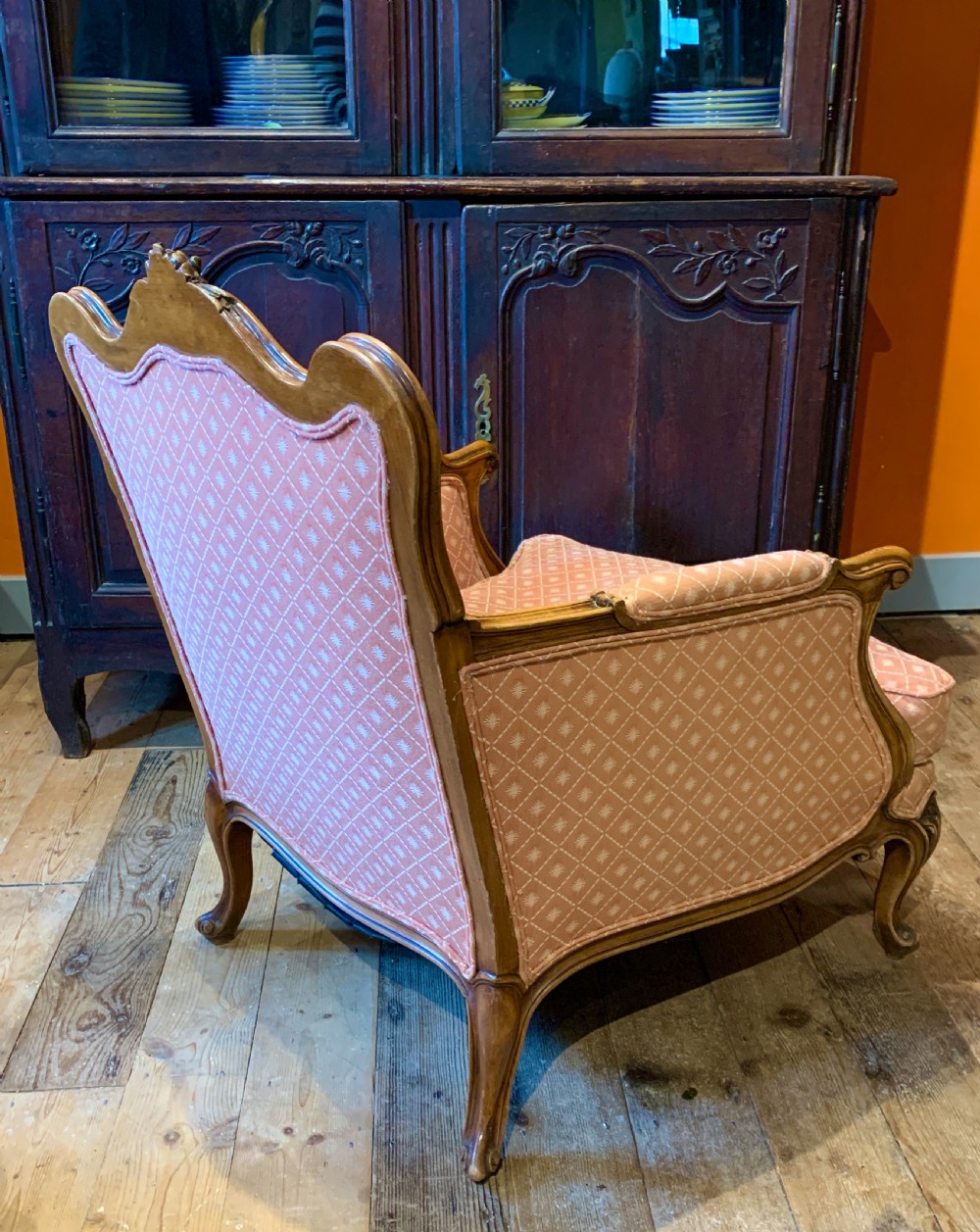Large Pair of French armchairs in Louis XV style  View V