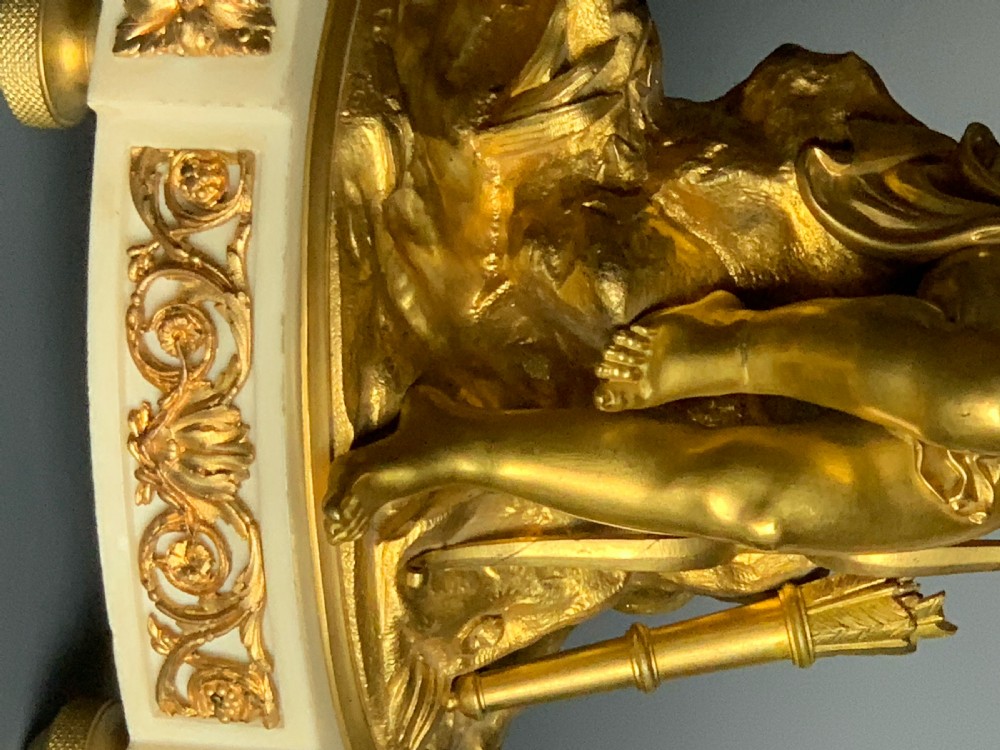 Charles Gabriel Sauvage Lemire, gilt bronze Cupid mounted as a table lamp View V