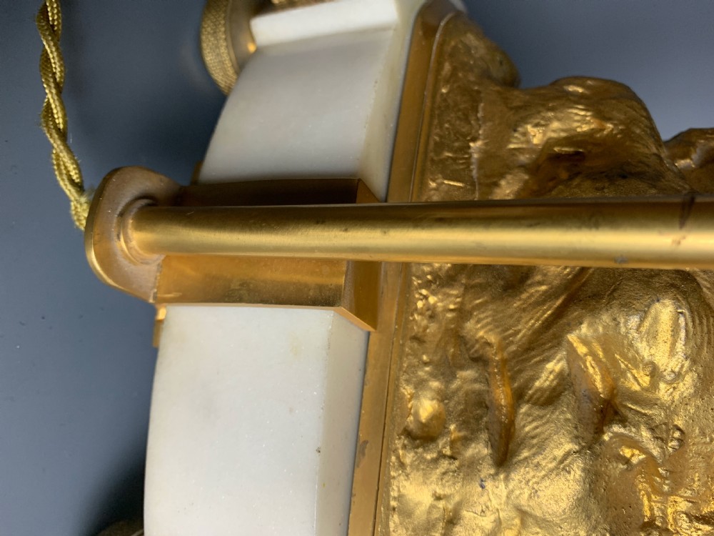 Charles Gabriel Sauvage Lemire, gilt bronze Cupid mounted as a table lamp View VII