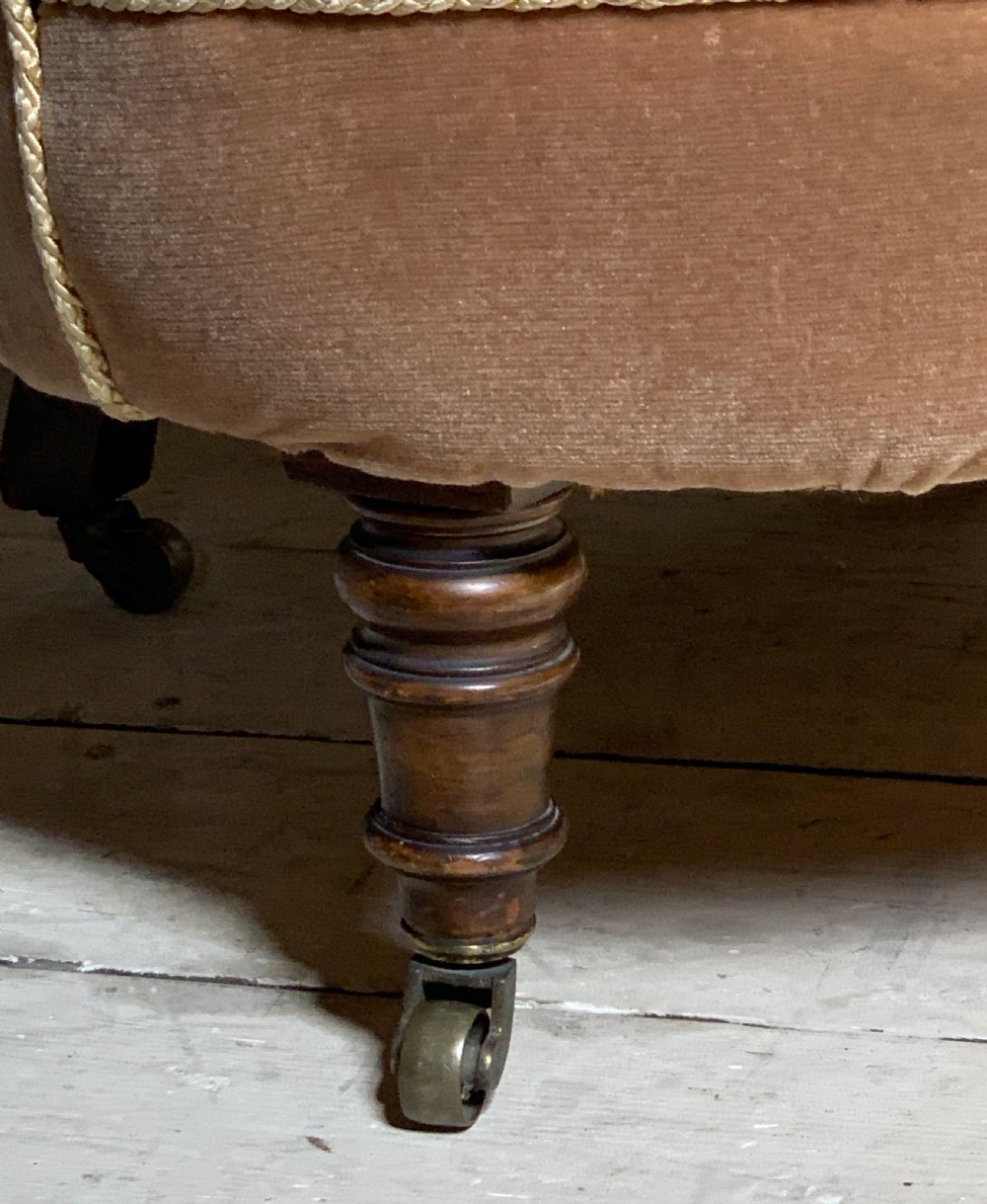 Victorian button back occasional chair  View II