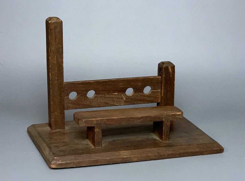 Naive scratch build wooden models of instruments of punishment View III