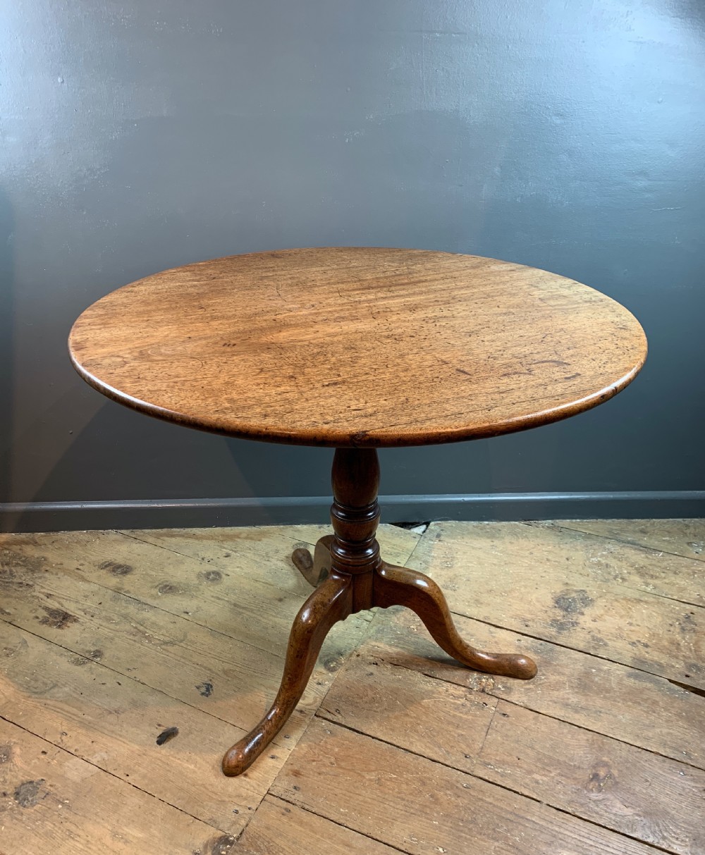 Georgian mahogany tip top tripod table View III