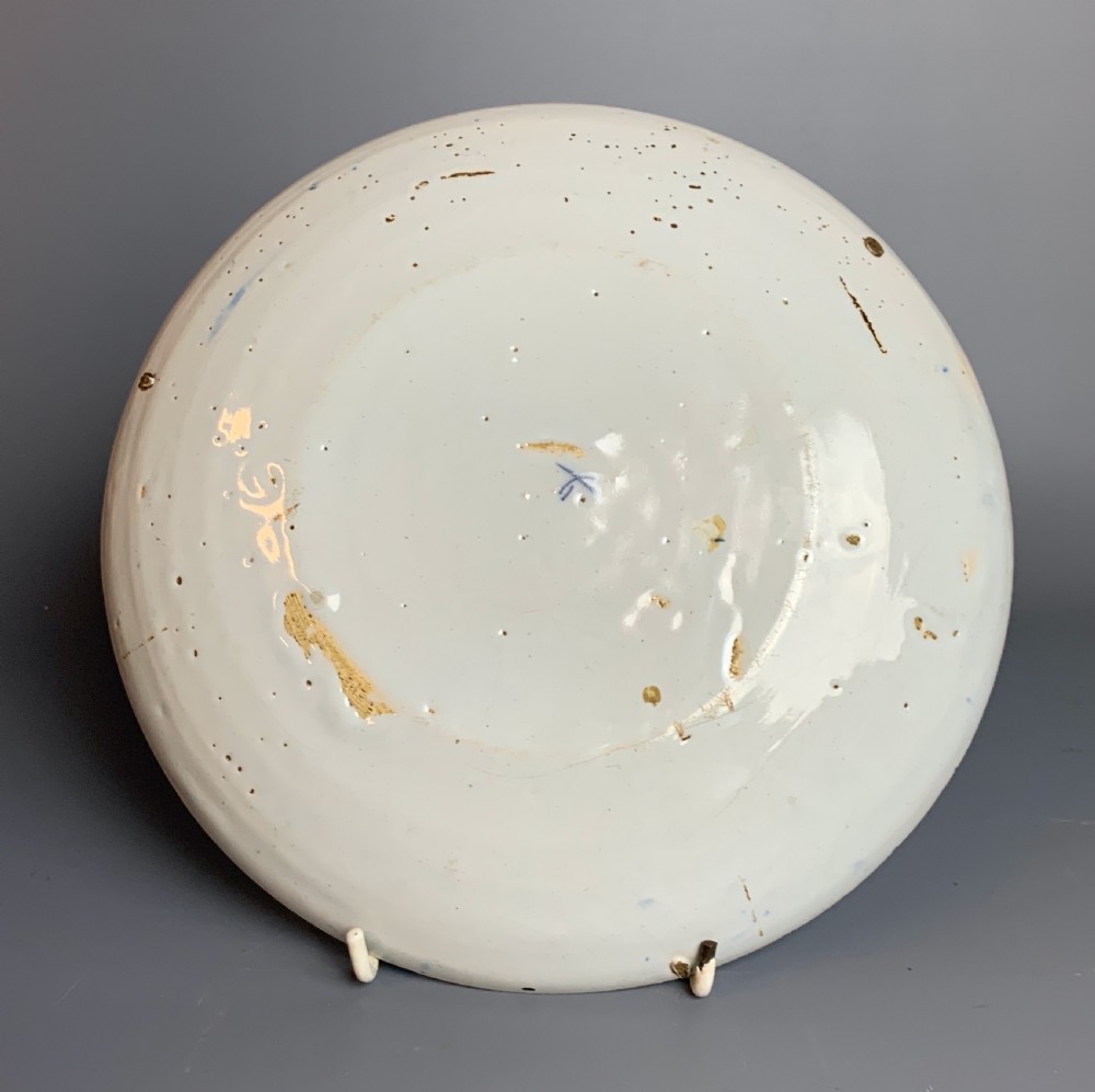 18th Century Delft blue and white plate View II