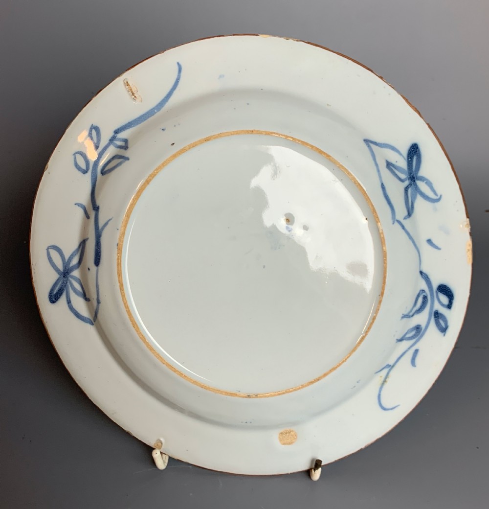 18th century Delft blue & white plate View II