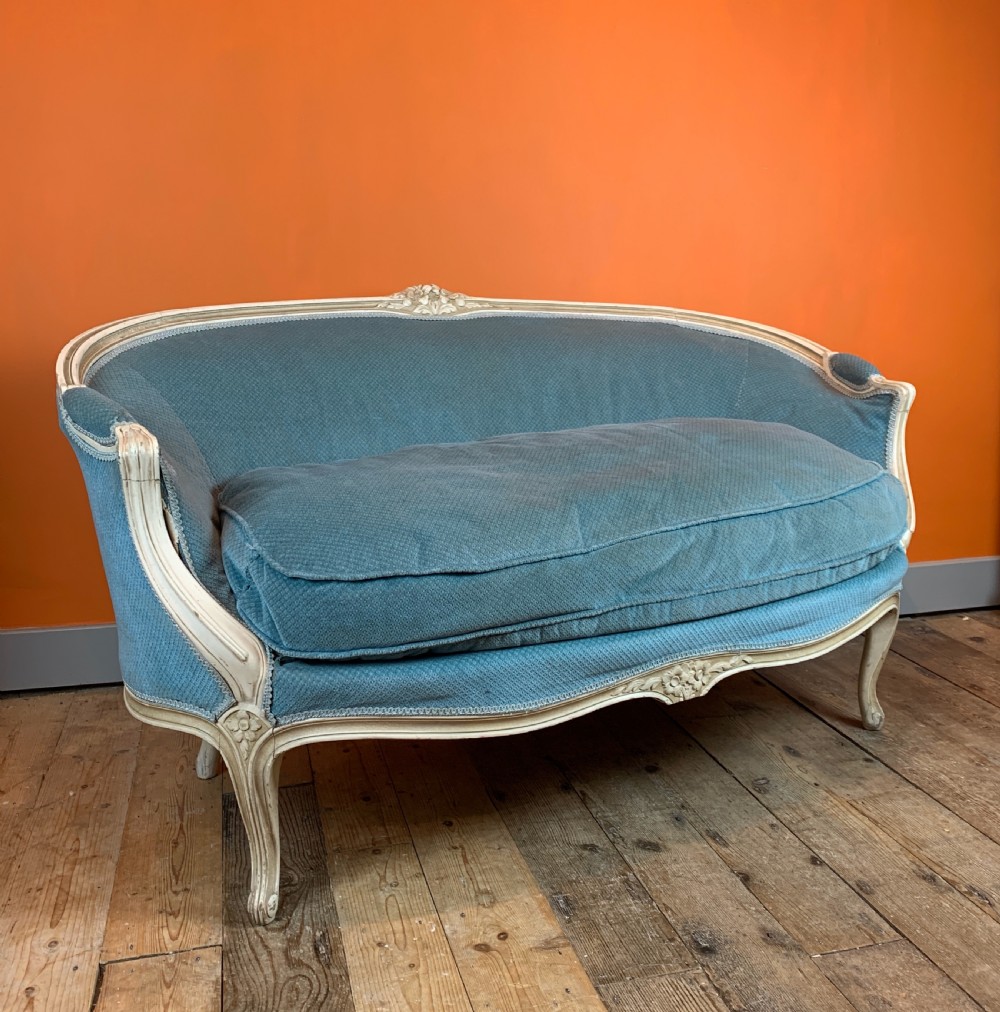 French Louis XV revival painted two seat sofa View IV