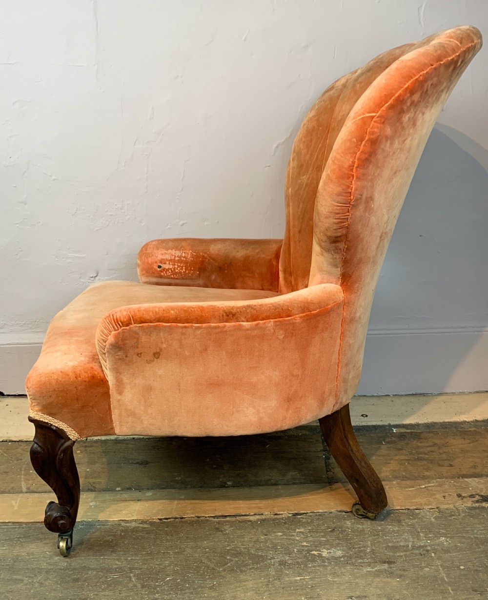 Victorian fan back armchair View IV