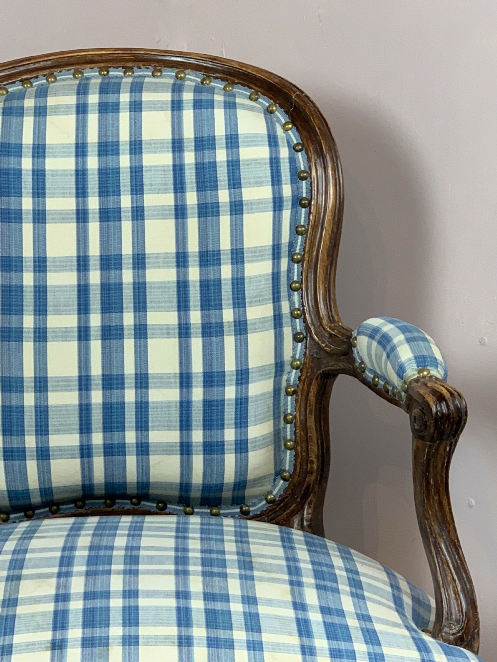 19th Century French Louis XV style fauteuil armchair View III