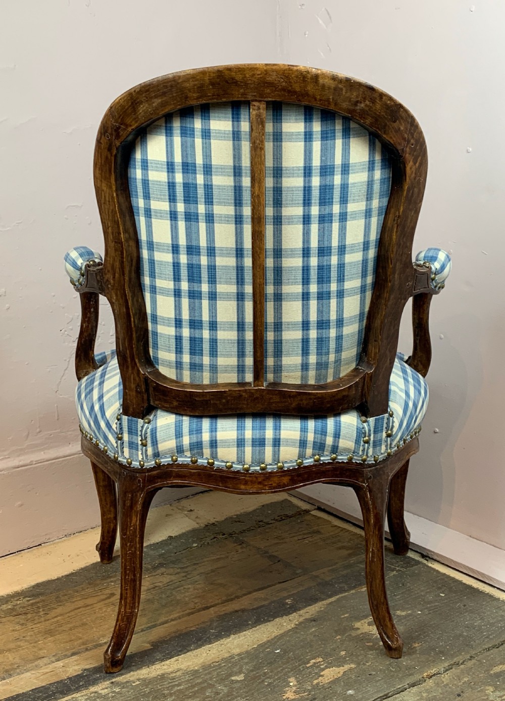 19th Century French Louis XV style fauteuil armchair View VII
