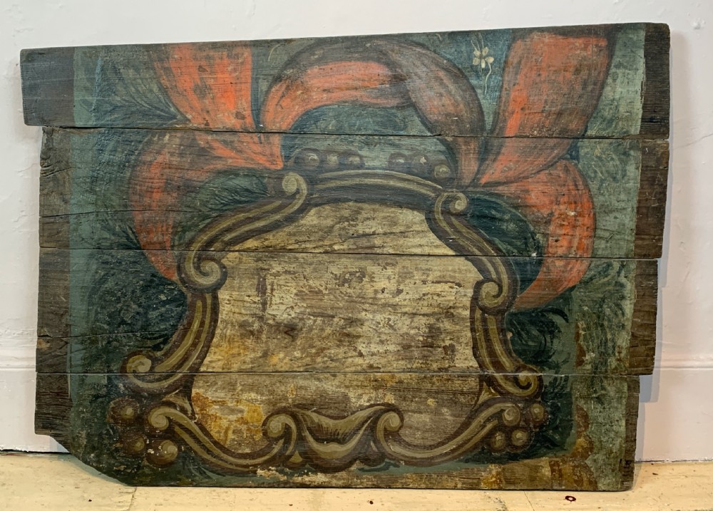 Italian 18th century trompe l'oeil painted panel View II
