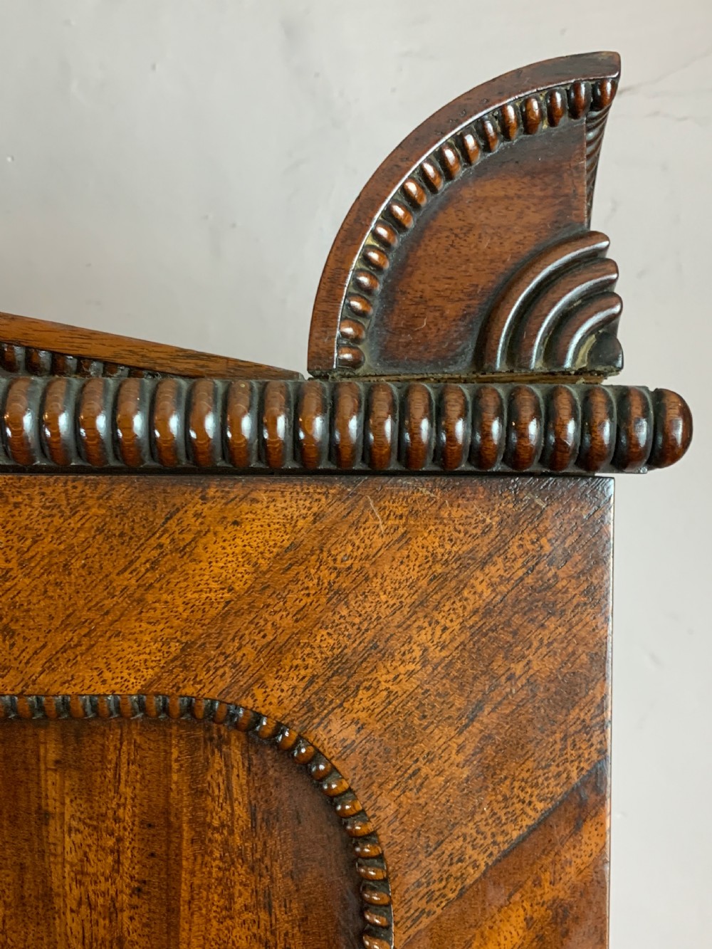 Regency mahogany secretaire cabinet of architectural form View IV