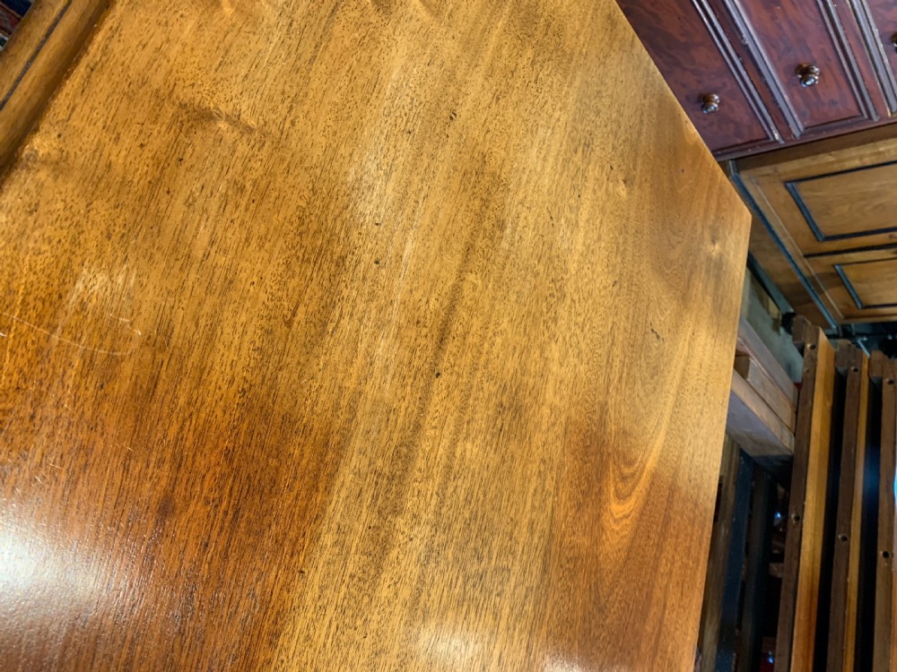 Victorian mahogany extending dining table with 2 additional leaves View VIII