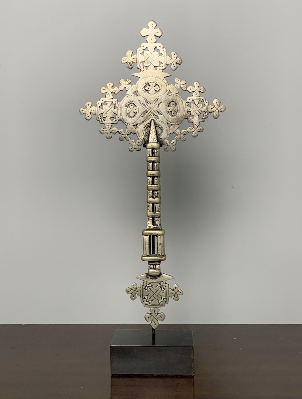 Eithiopian Coptic Silver Plated Crucifix